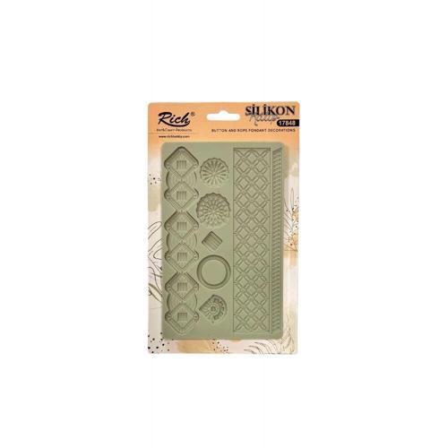 Silicone Moulds Silikon Epoksi ve Polimer Kil Kalıbı 19x12 cm. 17854