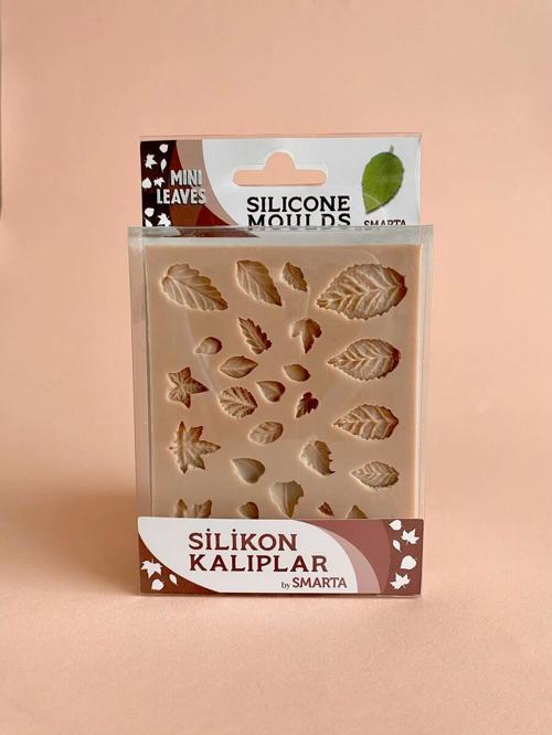 Silicone Moulds Silikon Epoksi ve Polimer Kil Kalıbı MINI LEAVES