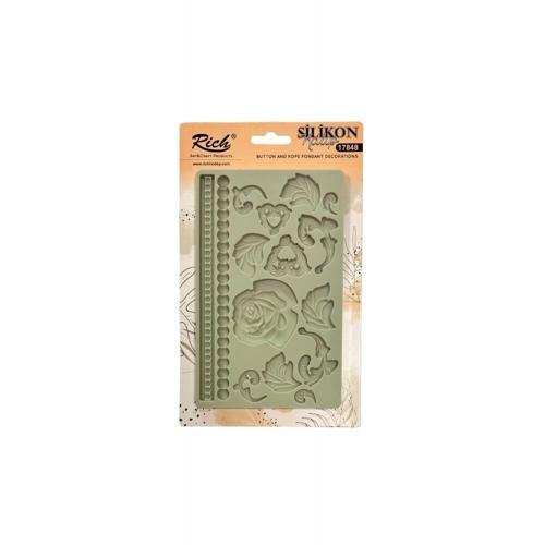 Silicone Moulds Silikon Epoksi ve Polimer Kil Kalıbı 19x12 cm. 17858