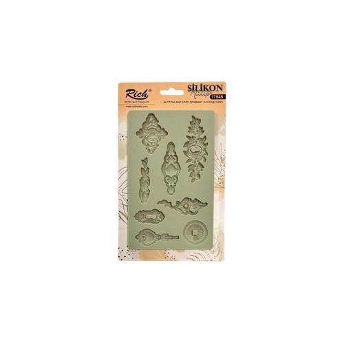Silicone Moulds Silikon Epoksi ve Polimer Kil Kalıbı 19x12 cm. 17855