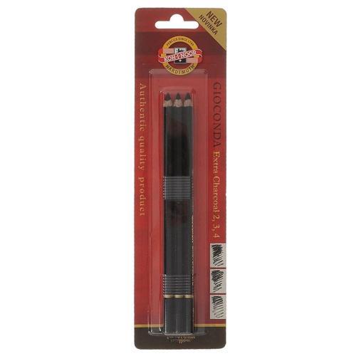 Gioconda Extra Charcoal Kömür Füzen Kalem Seti 3'lü