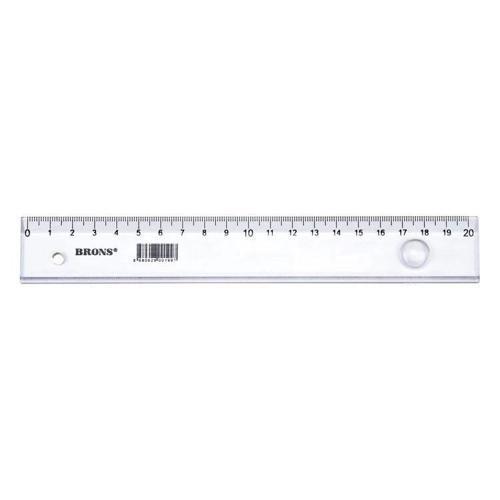 Plastik Cetvel 20 cm.