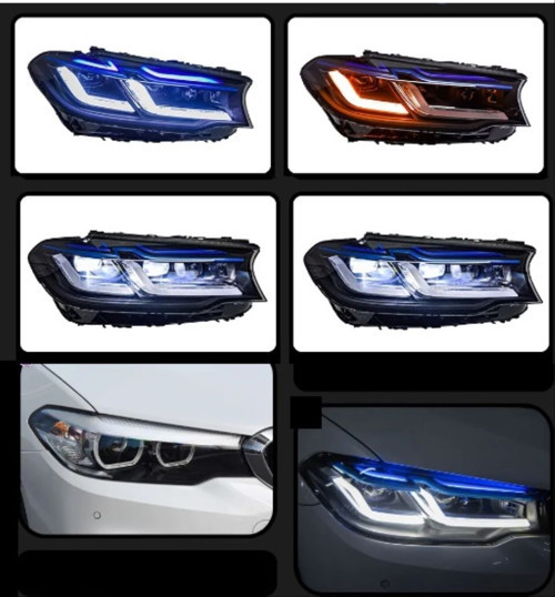 Bmw G30 5 Serisi 17-20 İçin 2020+ Makyajlı Görünüm Led Far (Tampon Değişimi Gerektirmez)