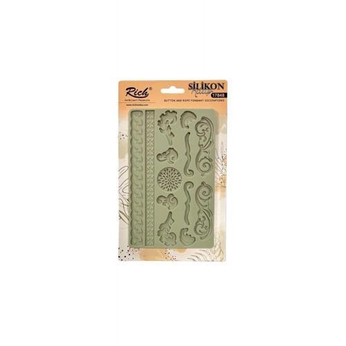 Silicone Moulds Silikon Epoksi ve Polimer Kil Kalıbı 19x12 cm. 17856