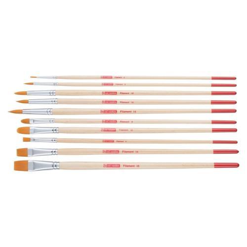 Art Creation Yağlı Boya ve Akrilik için 10'lu Karma Fırça Seti