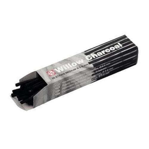 Willow Charcoal Doğal Kömür Füzen Seti 5-6 mm 25'li Kutu