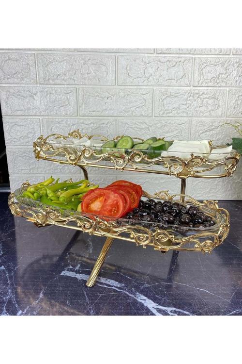 Pirinç Tasarim İki Katlı Kahvaltılık