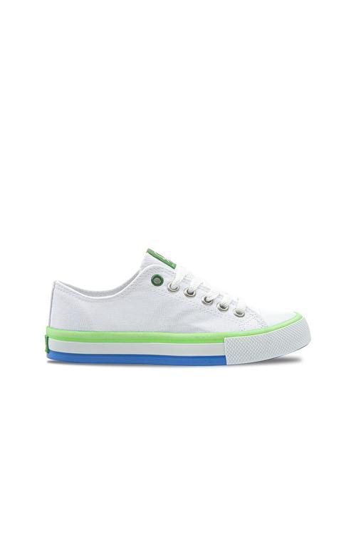 ® | BN-30191 - 3374 Beyaz Yeşil - Erkek Spor Ayakkabı