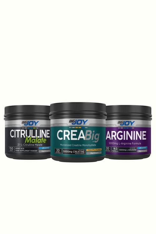 Citrulline( Sitrulin ) Malate 150Gr+ Arginine ( Arjinin ) 150Gr+ Creabig( Kreatin ) Ananas 210Gr