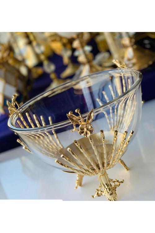 Gold Pirinç Japongül Çubuk Salata Kase