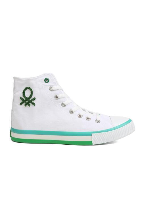 ® | BN-30192 - 3374 Beyaz Yesil - Erkek Spor Ayakkabı
