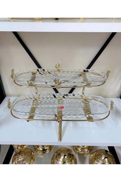 Gold Japongül Pirinç İki Katlı Kahvaltılık