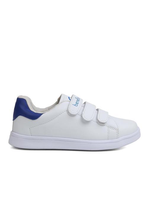 ® | BN-30447 - 3542 Beyaz Mavi - Kadın Spor Ayakkabı