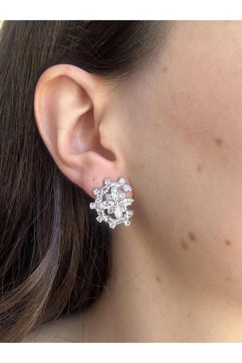 Tasarım Zirkon Taş Küpe