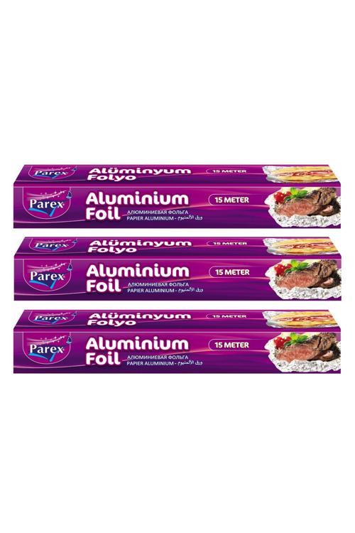 Alüminyum Folyo 15 Mt Üçlü Set