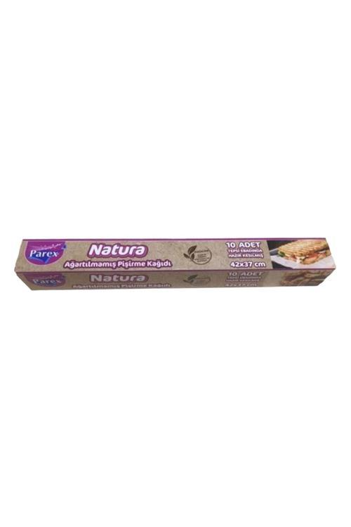 Natura Ağartılmamış Hazır Kesilmiş Pişirme Kağıdı 10’lu 24 Paket 1 Koli