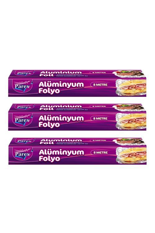 Alüminyum Folyo 8 Mt Üçlü Set