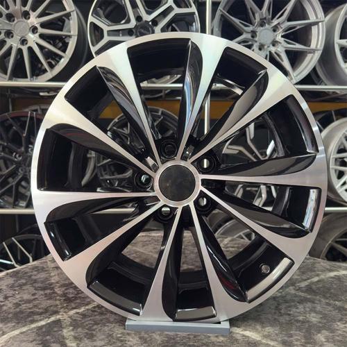 17 inç 5x114.3 Megane İ30 Fluence Siyah Elmas Kesim Jant Modeli (4 Adet)