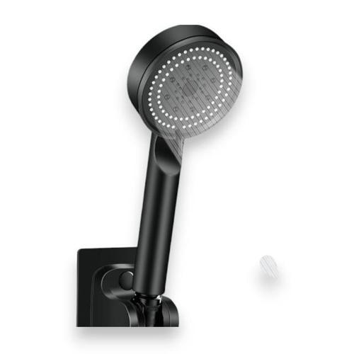 Turbo Fan 5 Fonksiyonlu Su Tasarruflu Duş Başlığı Siyah