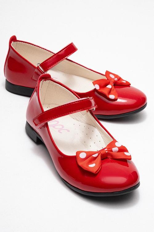 Kız Çocuk Kırmızı Fashion Babet