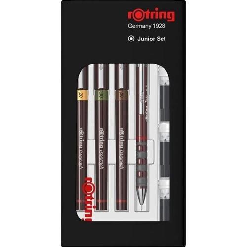 Isograph Rapido Kalemi Seti Junior Set (0.2-0.3-0.5 mm.) + 0.5 Tikky Versatil Kalem