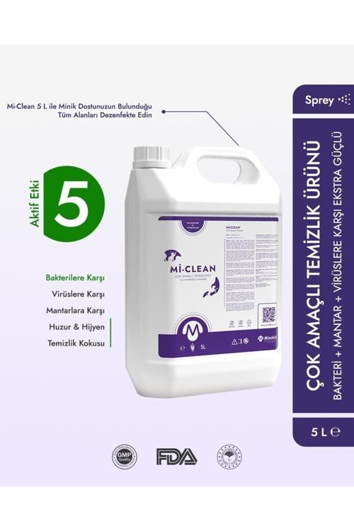 Kedi Köpekler İçin Çok Amaçlı Temizlik Ürünü Mi-Clean 5L
