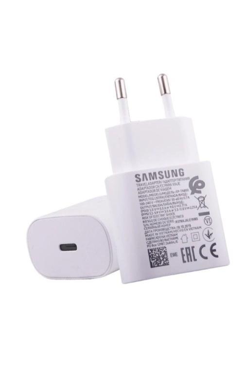 Galaxy Type-C Girişli Fast-Hızlı Şarj Adaptörü 25W-25Walt (Beyaz) ( Zb Gsm )