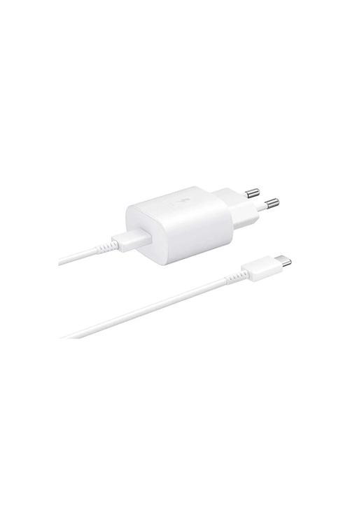 Sm-M336B M33 5G Ep-Ta800N Typec 25W Kablolu Hızlı Şarj Adaptörü Beyaz