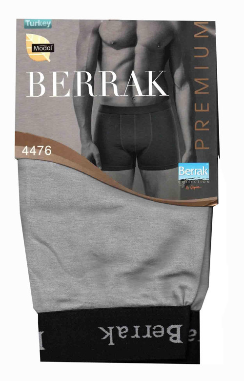 Erkek Modal Likralı Esnek Boxer Berrak-4476