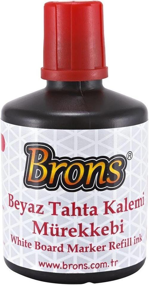 Beyaz Tahta Kalemi Mürekkebi 100 cc. Kırmızı