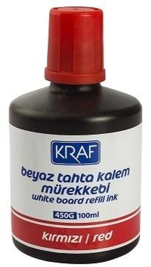 Beyaz Tahta Kalemi Mürekkebi 100 ml. KIRMIZI