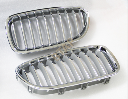 BMW F10 LCI Panjur Set KROM GÜMÜŞ 51137412323-324
