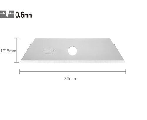 SKB-2/5B Maket Bıçağı Yedeği (5 li)