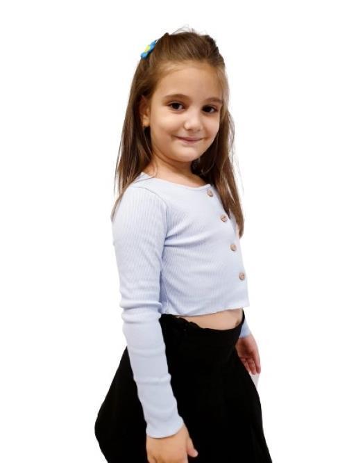 Kız Çocuk Crop Hırka