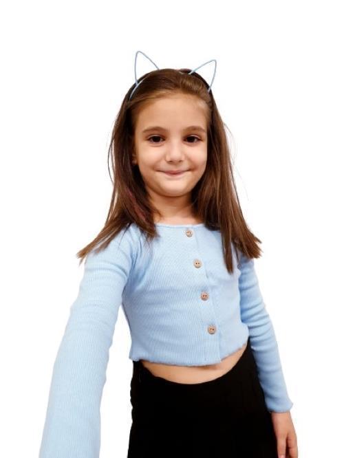 Kız Çocuk Crop Hırka