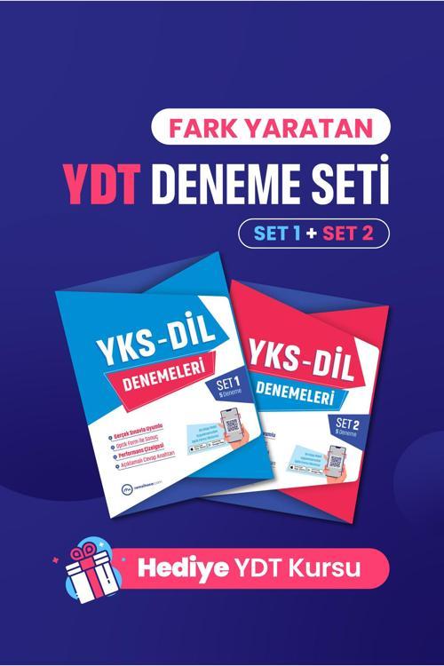 YDT (YKSDİL) Denemeleri - 10 YDT Deneme Sınavı - Hediye Eğitim - Optik Form - Açıklamalı Çözümler