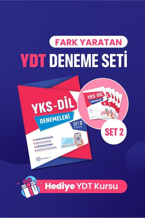 Yksdil / Ydt Deneme Seti 2 - Hediye Eğitim - Optik Form - Açıklamalı Çözümler - Sınavla Uyumlu
