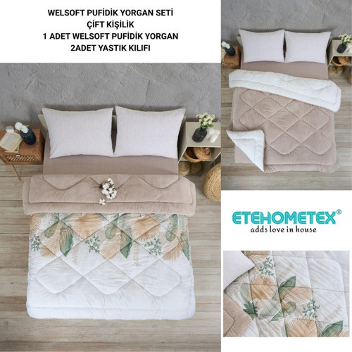 ÇİFT KİŞİLİK LÜX WELSOFT YORGAN SETİ 195X215CM