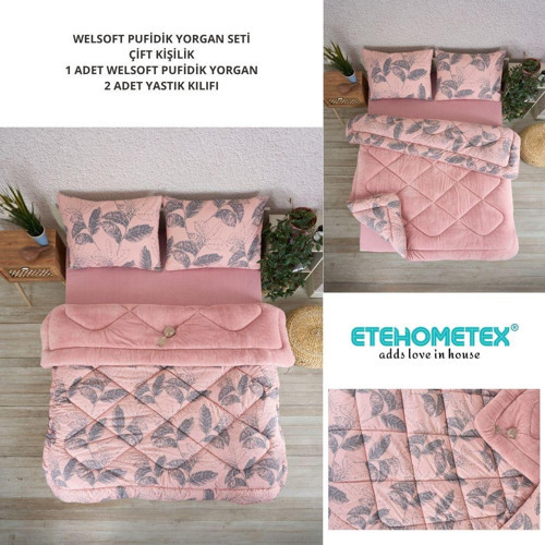 ÇİFT KİŞİLİK LÜX WELSOFT YORGAN SETİ 195X215CM