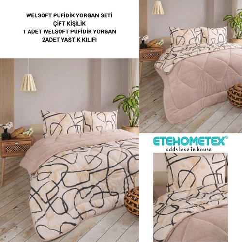 ÇİFT KİŞİLİK LÜX WELSOFT YORGAN SETİ 195X215CM