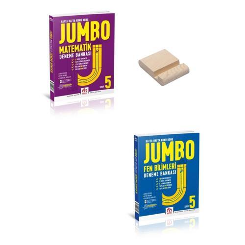 5. Sınıf Jumbo Matematik ve Fen Bilimleri Deneme Bankası + Telefon Standı