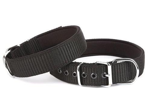 Konfor Seri Dokuma Köpek Boyun Tasması 4x52-60cm Siyah