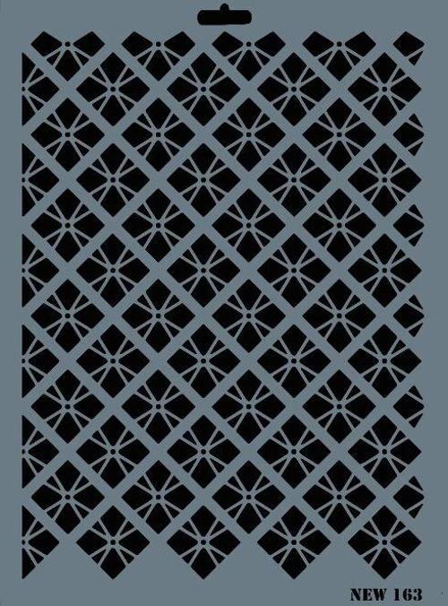 Stencil Boyama Şablonu 25x35 cm. NEW-163