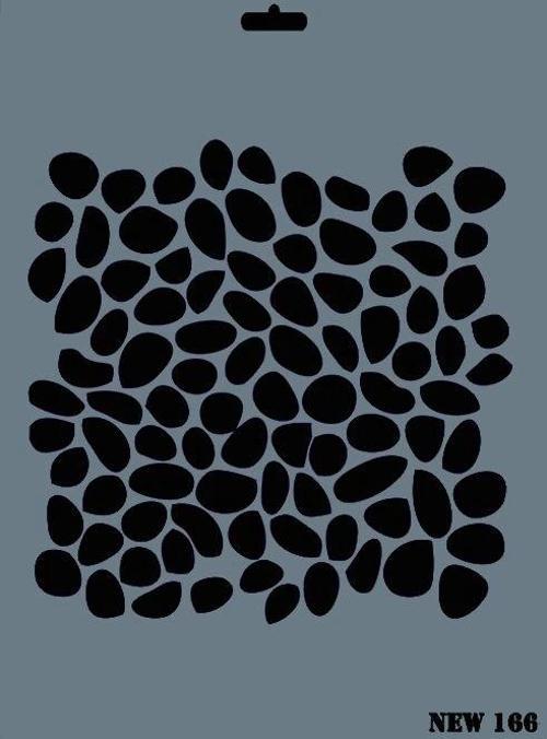 Stencil Boyama Şablonu 25x35 cm. NEW-166