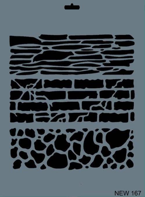 Stencil Boyama Şablonu 25x35 cm. NEW-167