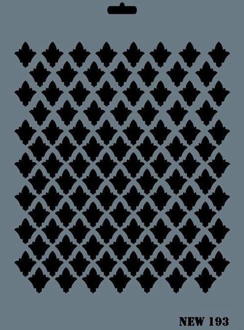 Stencil Boyama Şablonu 25x35 cm. NEW-193