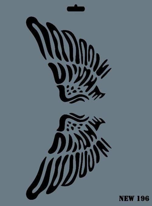 Stencil Boyama Şablonu 25x35 cm. NEW-196