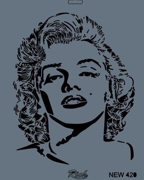 Stencil Boyama Şablonu 25x35 cm. NEW-420