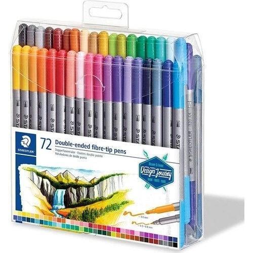 Çift Uçlu Keçeli Kalem Seti 72 RENK (0.5 mm - 3 mm)