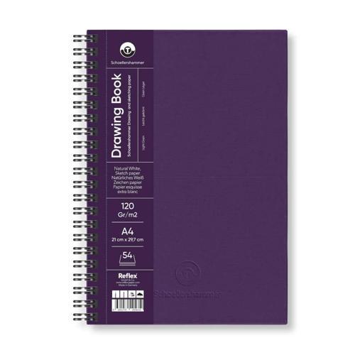 Drawing Pad Sert Kapak Eskiz Çizim Defteri 120 gr. A4 54 yaprak MOR